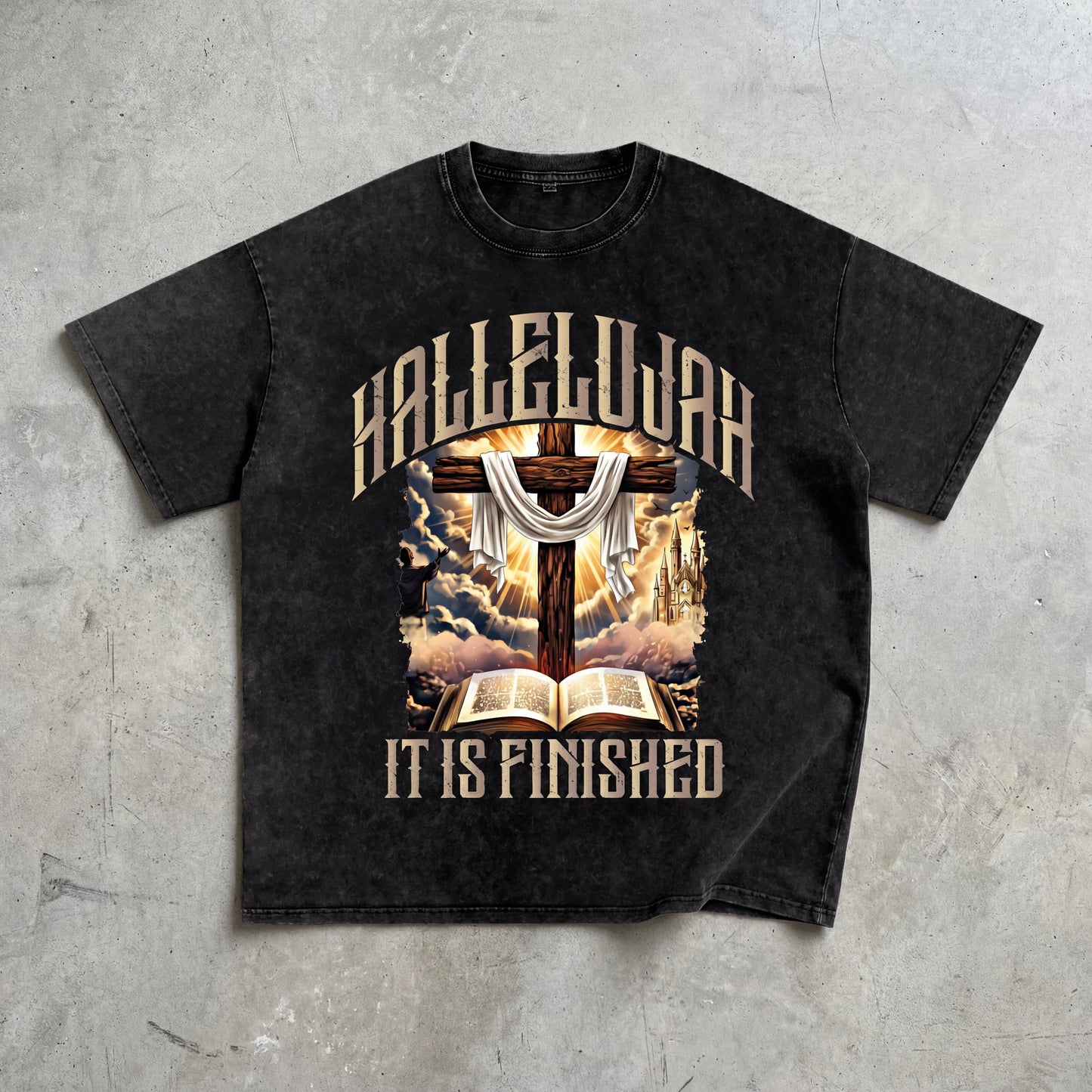 HALLELUJAH - VINTAGE WASHED TEE