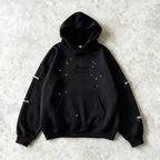 "ETERNAL DOVE" - Crystal Rhinestone Hoodie