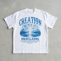 "CREATION PROCLAIMS" - Faith Graphic Heavyweight Tee