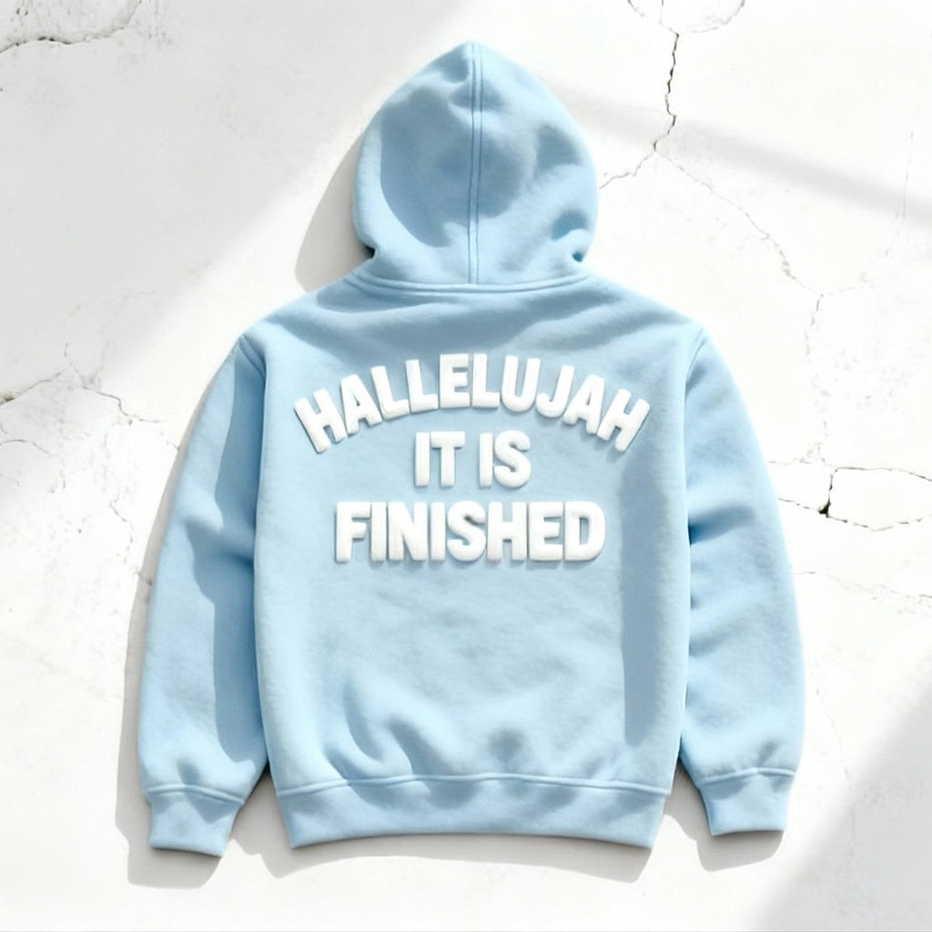 “ETERNITY BLUE” - Puff Print Hoodie