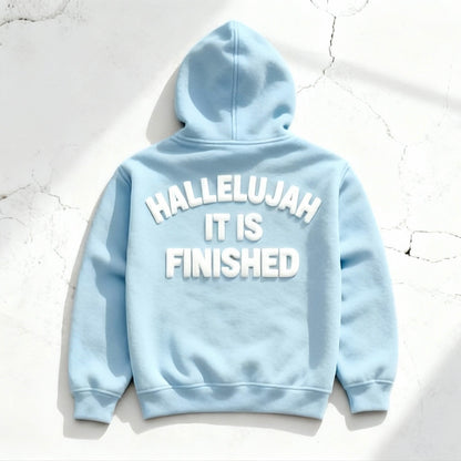 ETERNITY BLUE - PUFF PRINT HOODIE