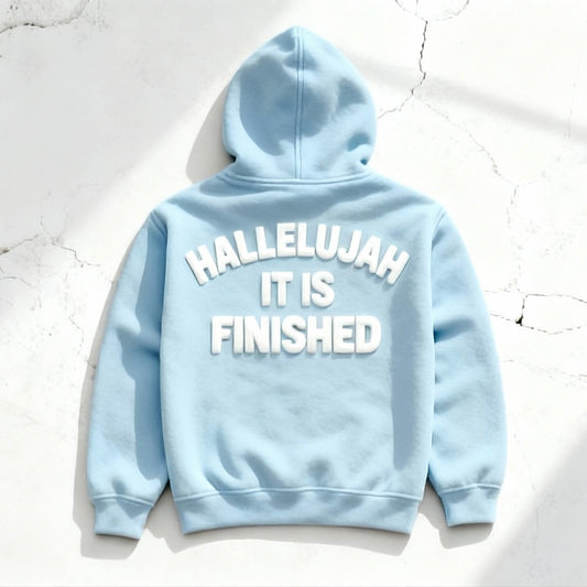 ETERNITY BLUE - PUFF PRINT HOODIE