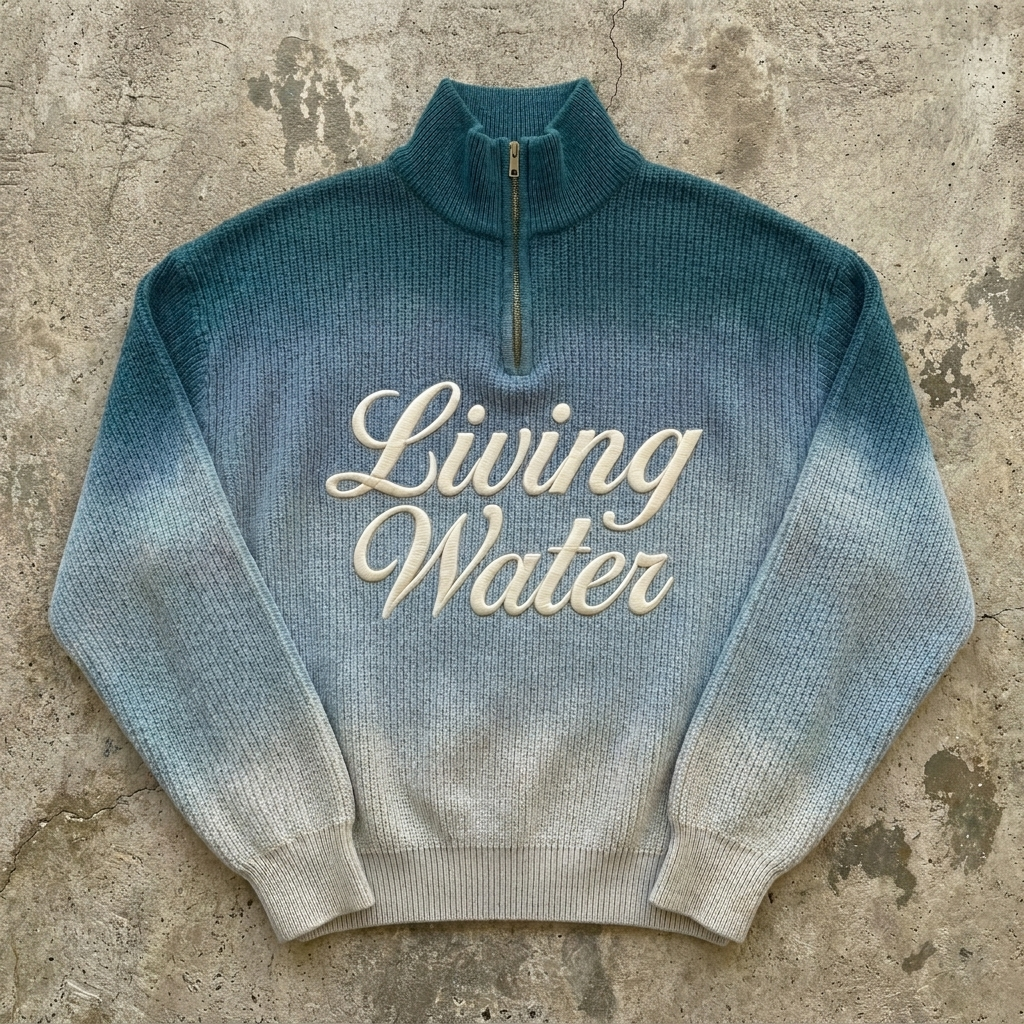 “LIVING WATER” - Quarter Zip