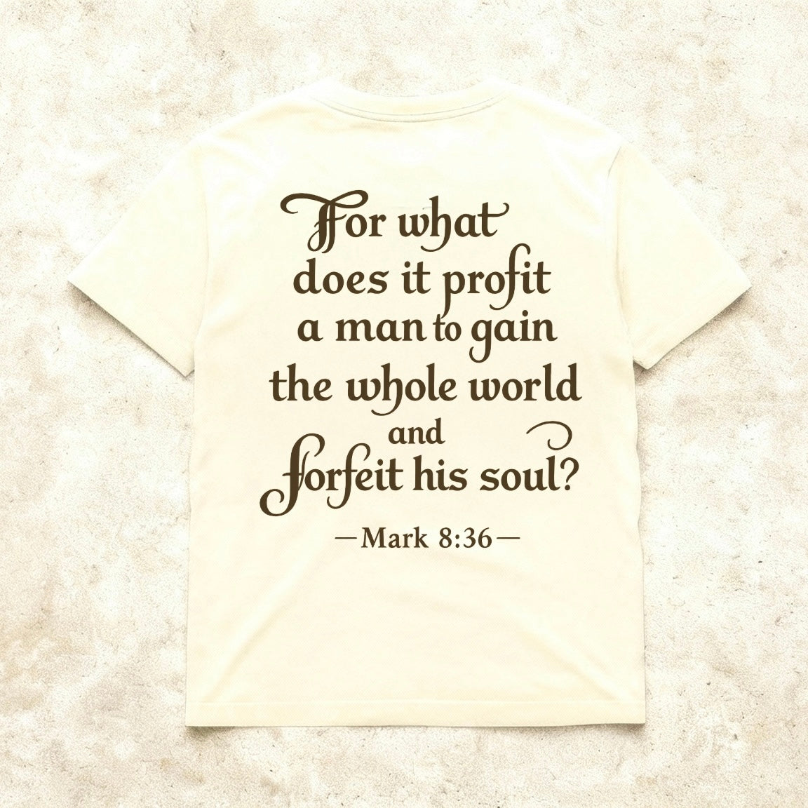 MARK 8:36 - HEAVYWEIGHT TEE