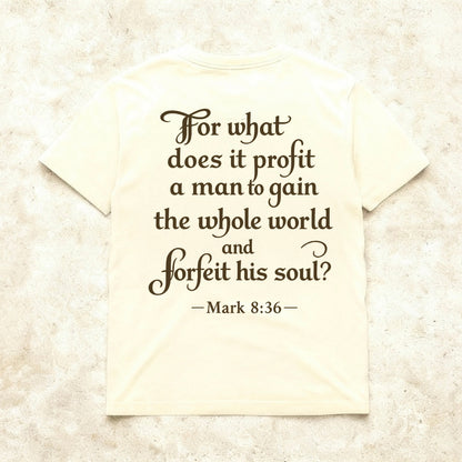 MARK 8:36 - HEAVYWEIGHT TEE