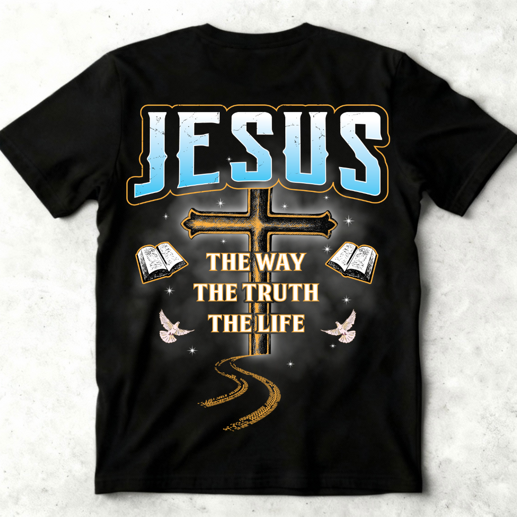 “JOHN 14:6” - Faith Graphic Heavyweight Tee