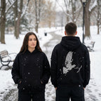 "ETERNAL DOVE" - Crystal Rhinestone Hoodie