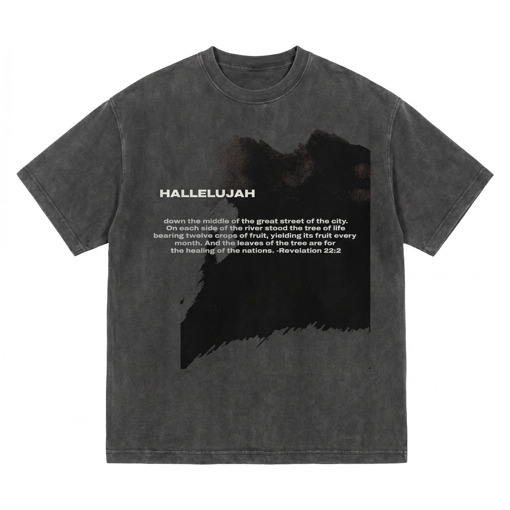 "REVELATION 22:2" - Faith Graphic Heavyweight Tee