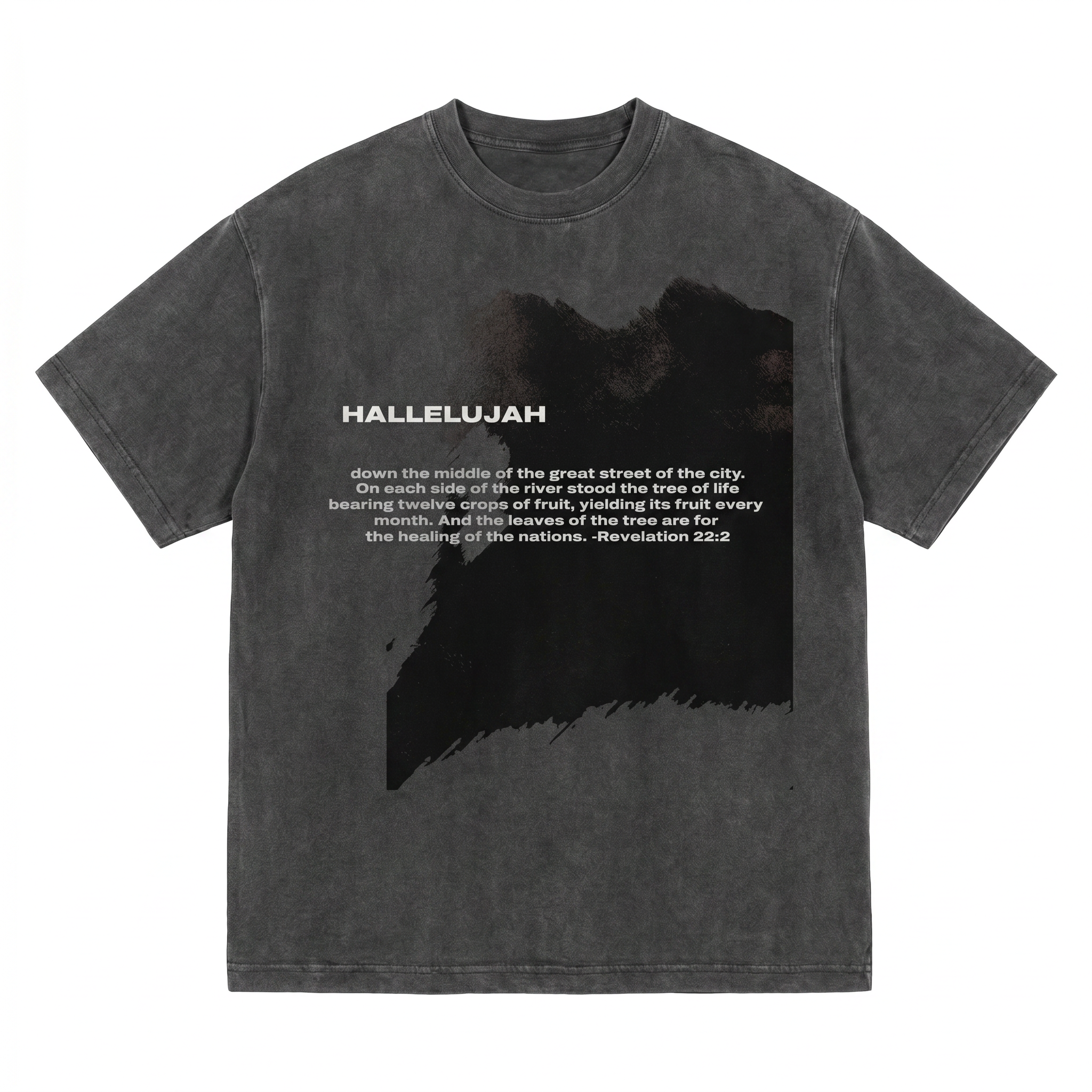 "REVELATION 22:2" - Faith Graphic Heavyweight Tee