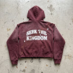 "KINGDOM FIRST” - Vintage Zip Hoodie