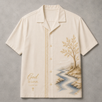 “GOD IS LOVE” - Silk Aloha Shirt