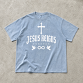 “JESUS REIGNS” - Vintage Washed Tee